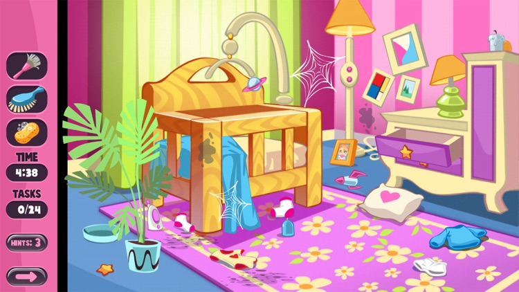 Baby Doll House Cleaning Game