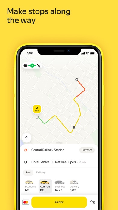 Yandex Go — taxi and delivery screenshot 4