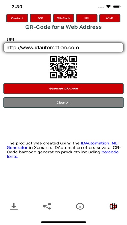 QR-Code Contact Info Generator screenshot-4