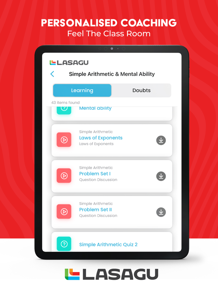 Lasagu App - PSC CET  IBPS SSC