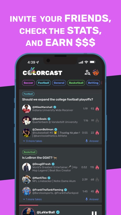 Colorcast: Social Sports Talk