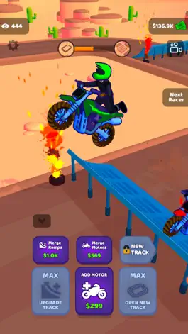 Game screenshot Motocross Idle apk