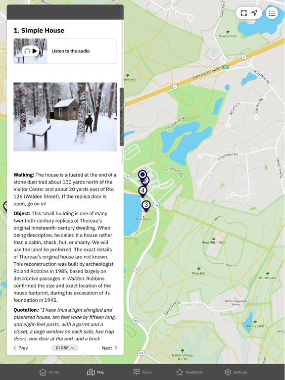 Walden Pond and Woods Guide screenshot 3