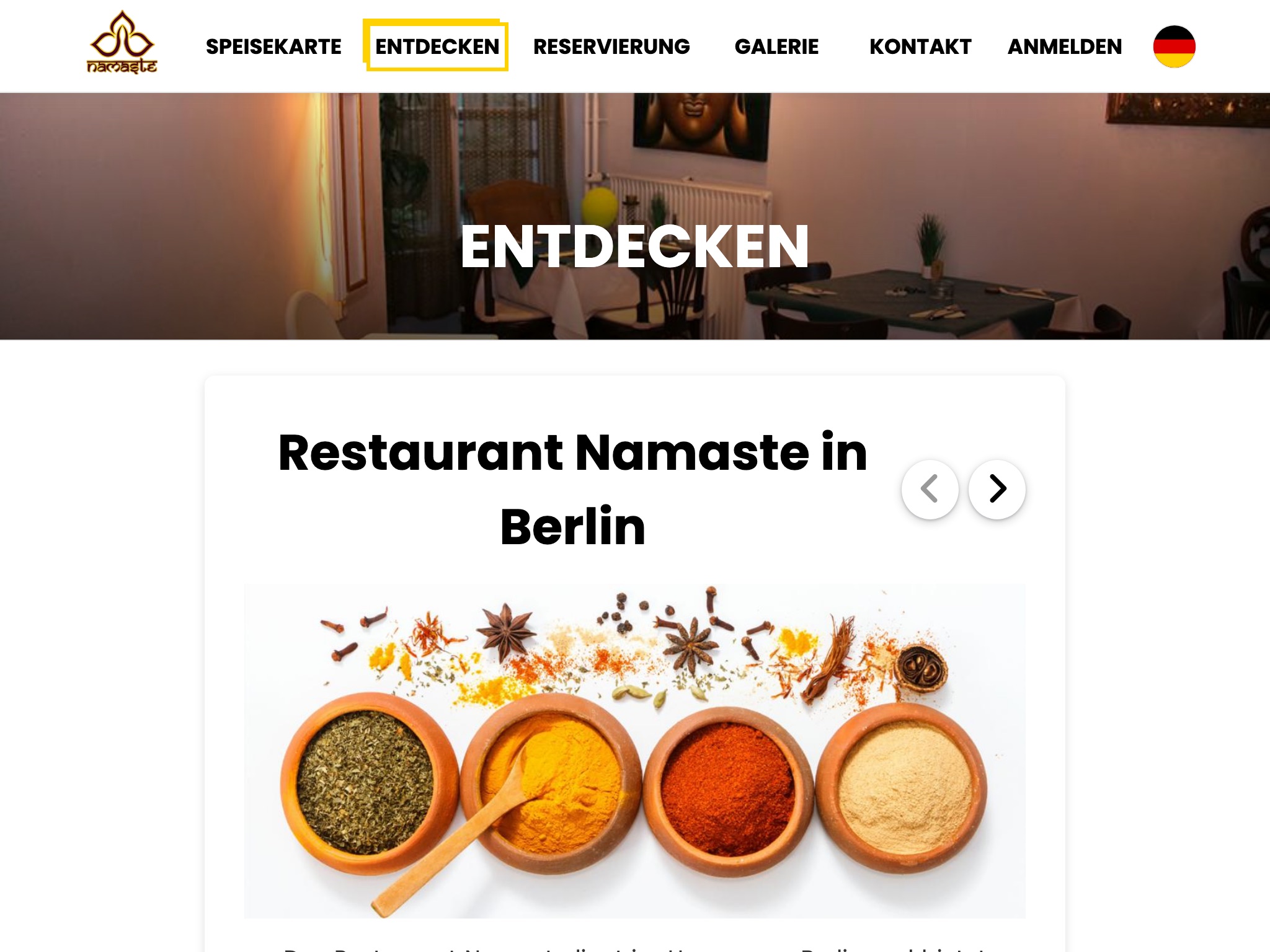 Restaurant Namaste screenshot 3