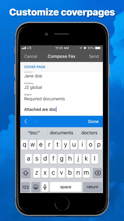 eFax App–Send Fax from iPhone screenshot-3