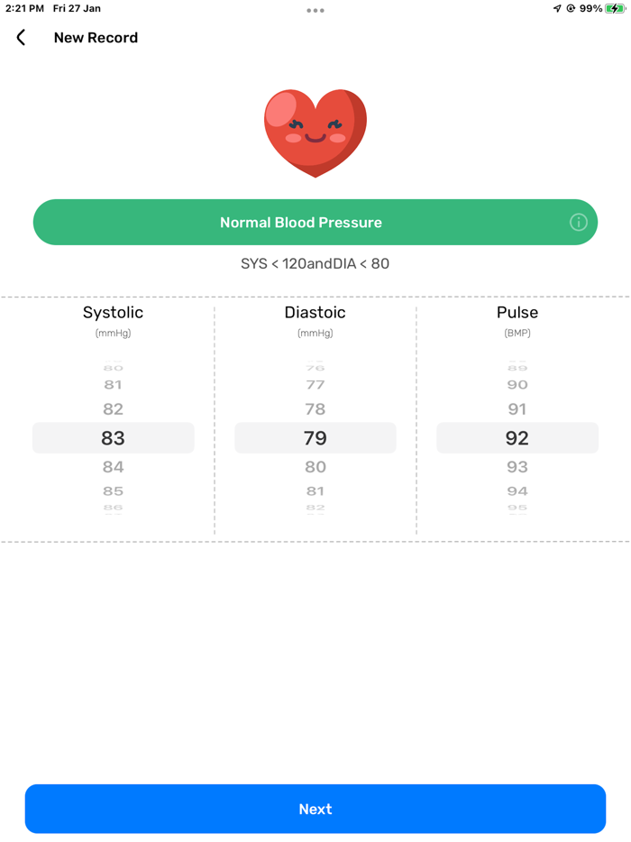 Blood Pressure - Monitor