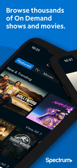Spectrum TV app screenshot