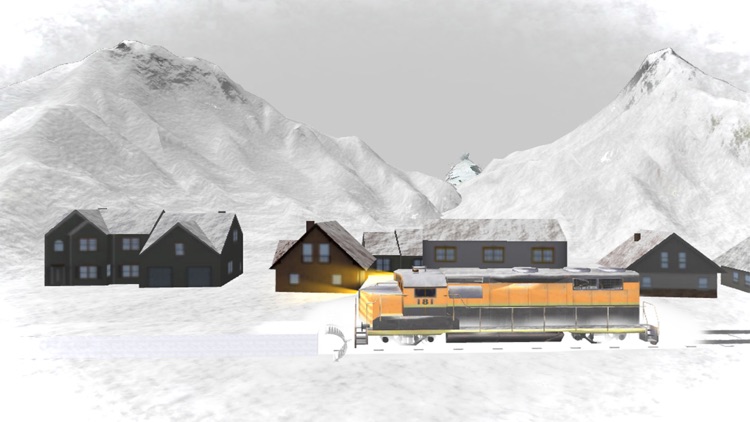 Snow Plowing Train Simulator screenshot-6