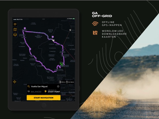 Scenic Motor Navigatie iPad app afbeelding 3