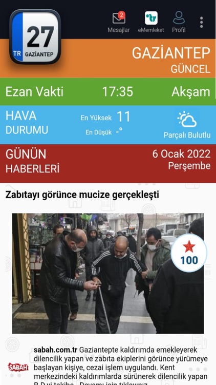 Gaziantep Şehir App