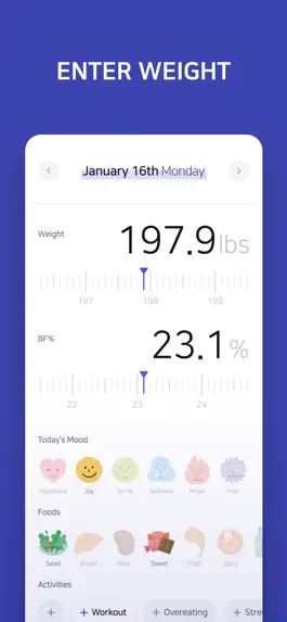 Game screenshot Weight Diary - BMI Calculator mod apk