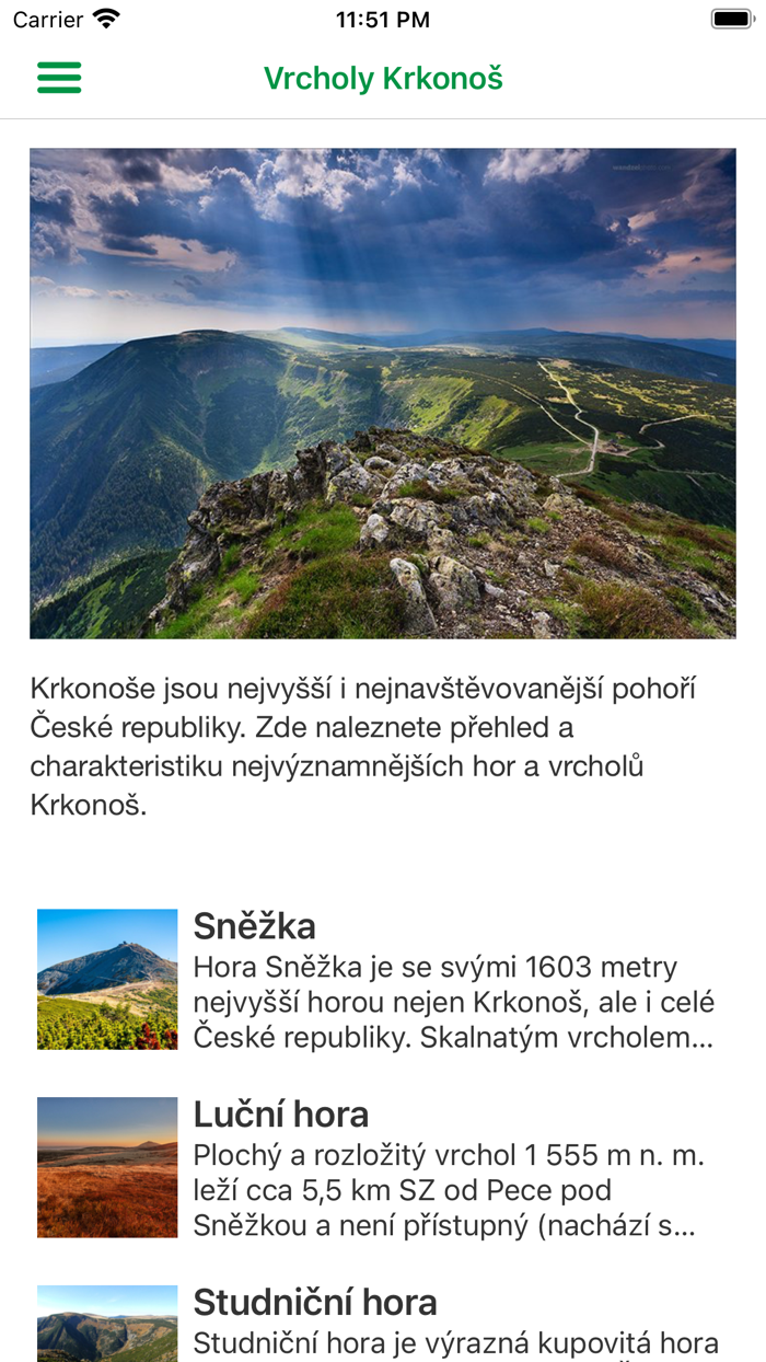 Naše Krkonoše