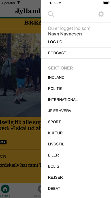 Jyllands-Posten Nyheder screenshot 3