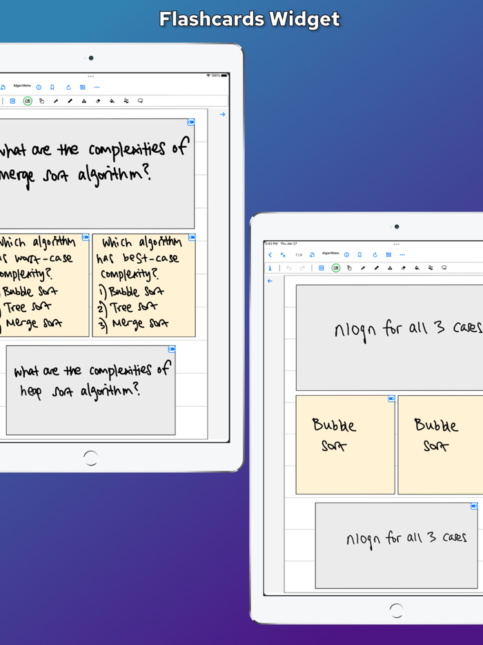 Widget Notebook - Digital Ink
