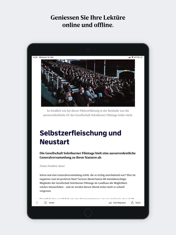 Solothurner Zeitung E-Paper screenshot 2