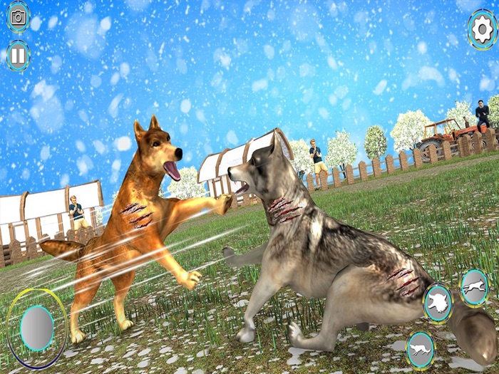 Wild Angry Dog Fighting Sim 3D