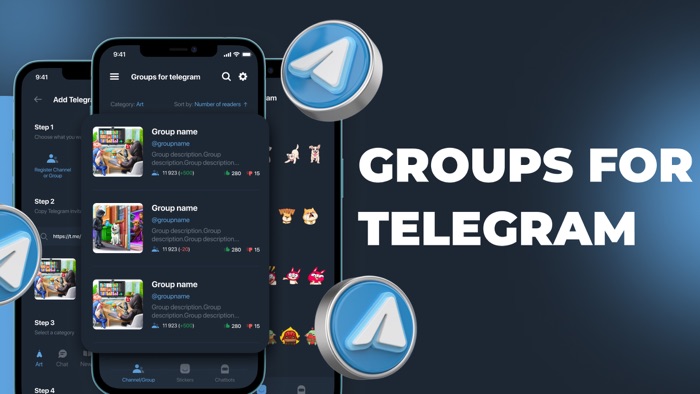 Groups for Telegram - App