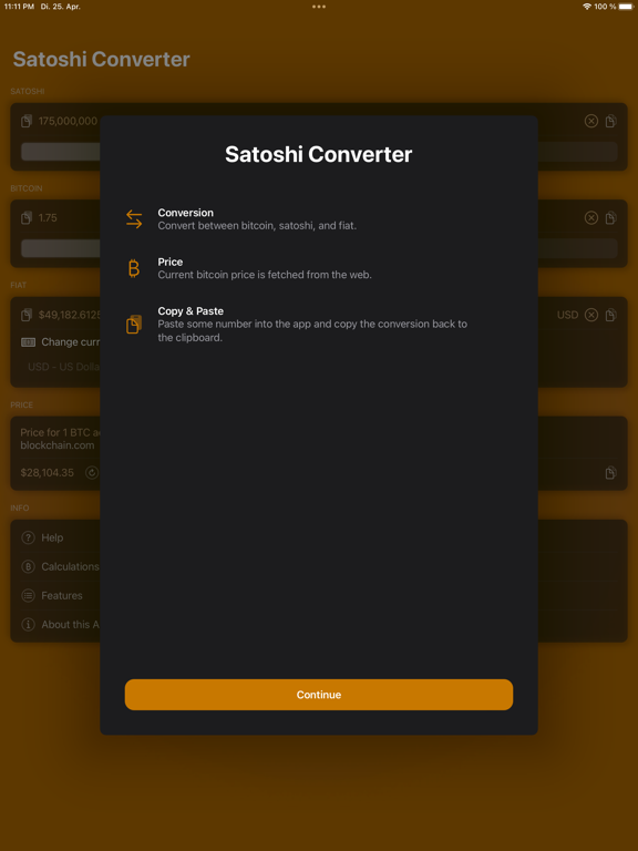 Satoshi Converter screenshot 4
