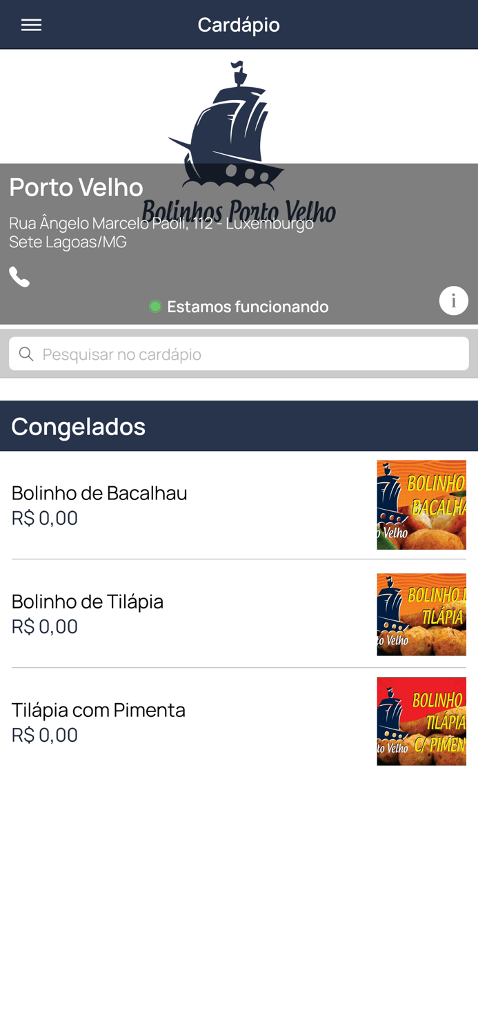 Bolinhos Porto Velho