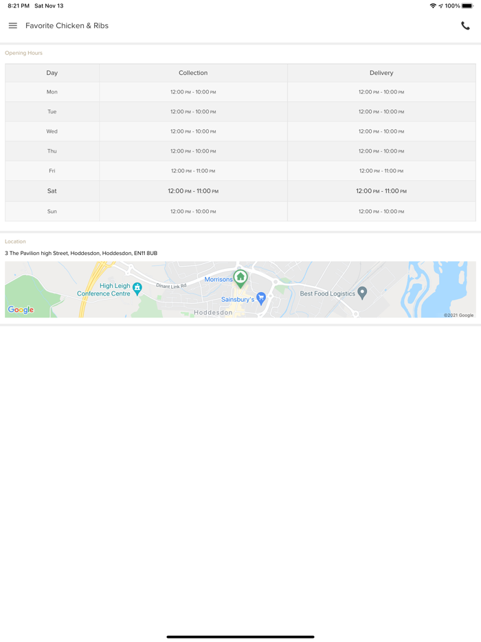 Favorite Chicken Rib Hoddesdon
