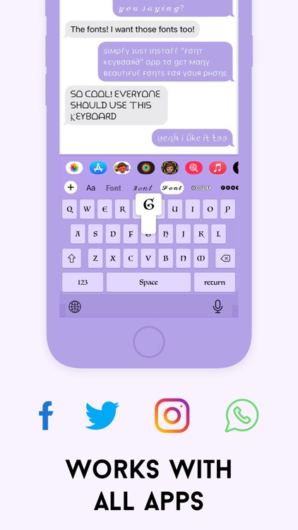 Fonts keyboard iphones app screenshot-6