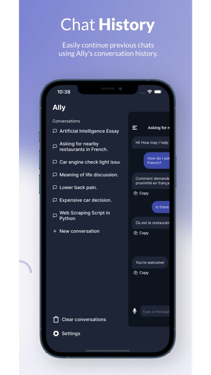 Ally: AI Personal Assistant screenshot-4