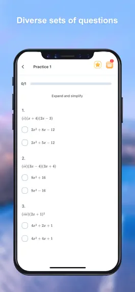 Game screenshot A-Level Maths Prep hack