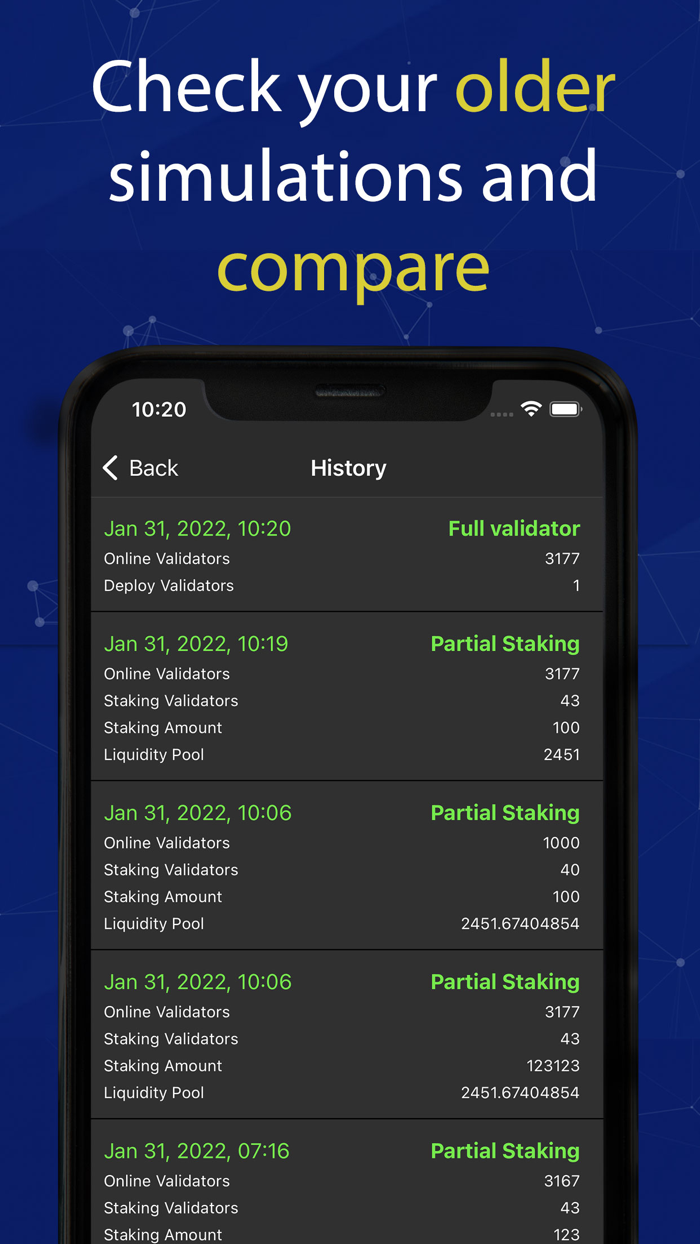 Helium Staking Calculator
