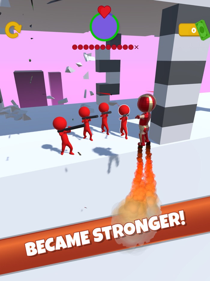 Iron Hero vs Captain