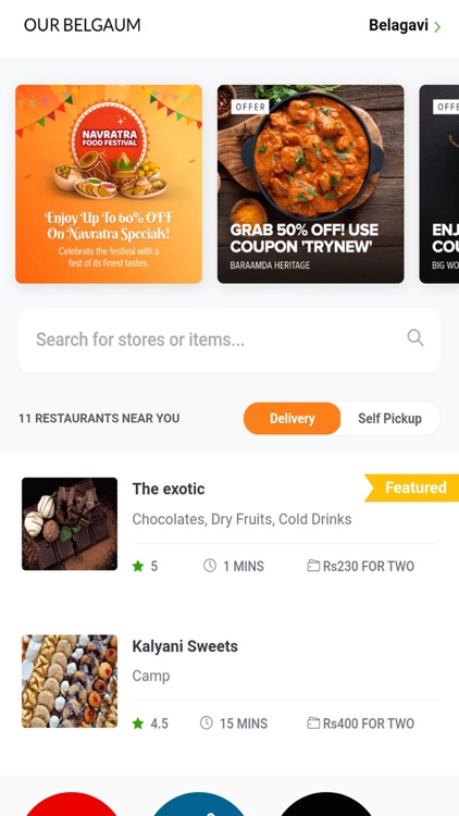 Our Belgaum Food Delivery App