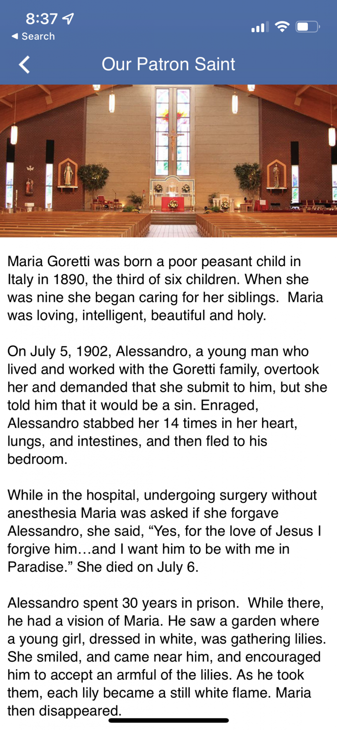 St. Maria Goretti, Hatfield PA