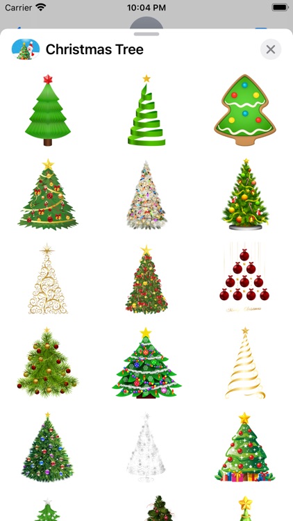 Cool Christmas Tree Stickers