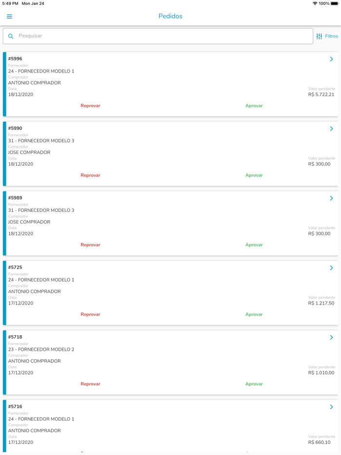 Meu Aprovador de Compras