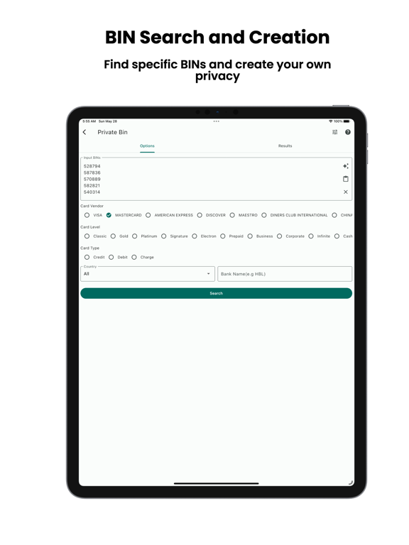 Screenshot #6 pour BinManager: BIN Generator