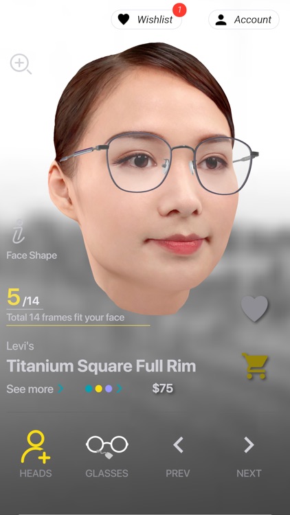 nuGlasses eyewear 3D AI Try On screenshot-0