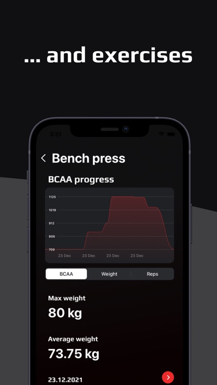 BCAA - fitness planner & log screenshot-3