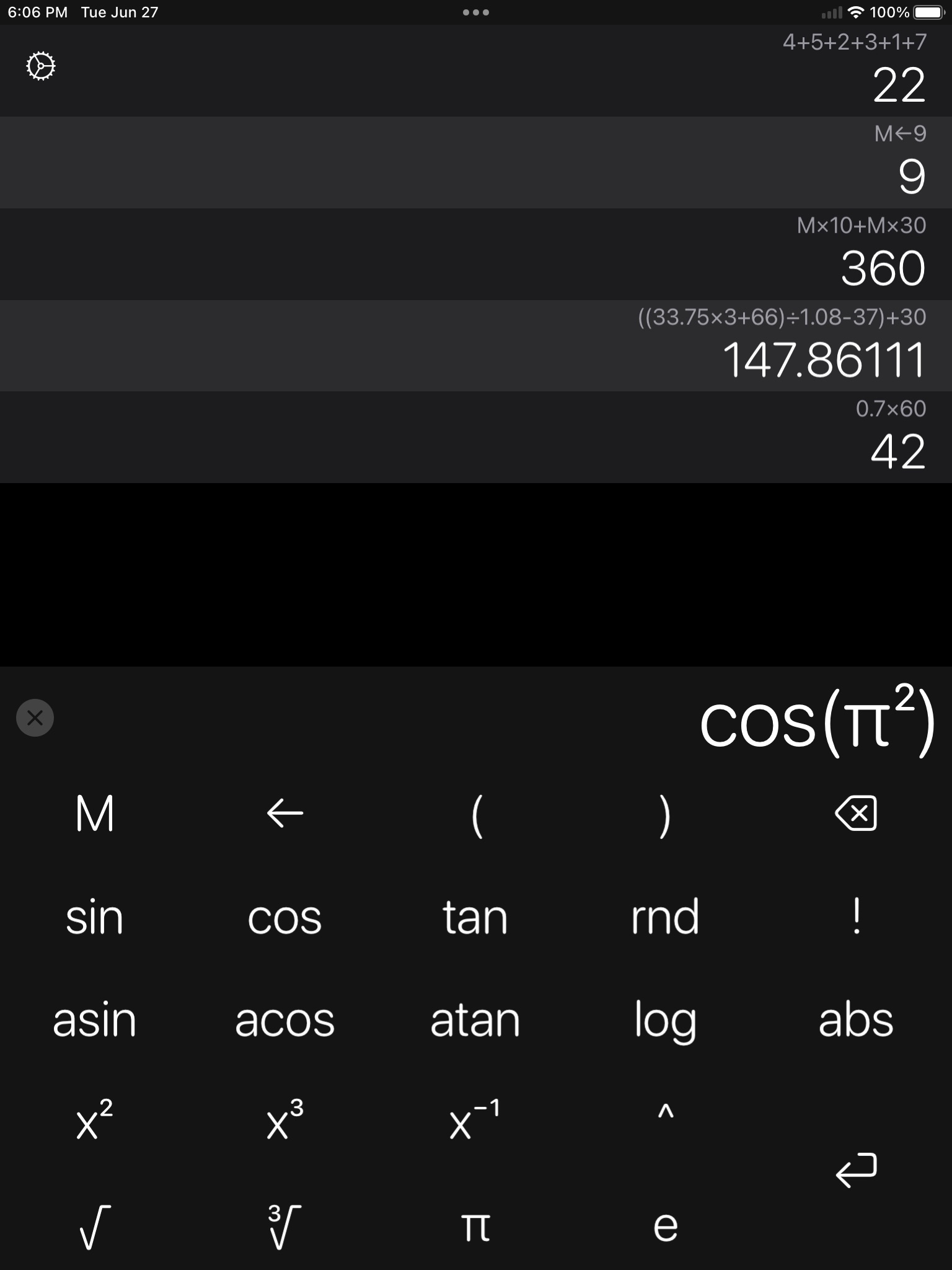 Calculator × screenshot 3