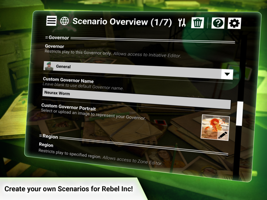 Rebel Inc: Scenario Creator screenshot 8