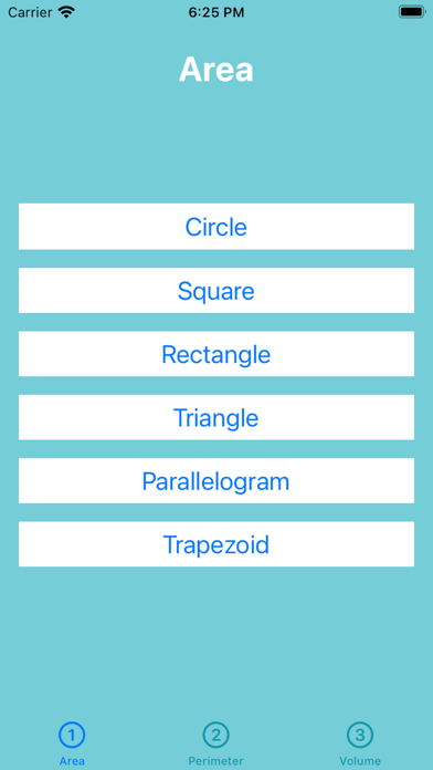 Screenshot #1 pour Area Calc