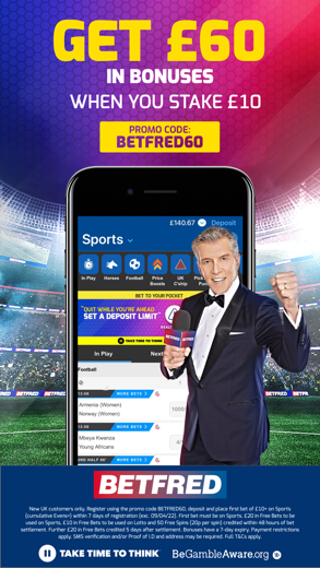 Betfred Sports, Casino & Games 스크린샷 1