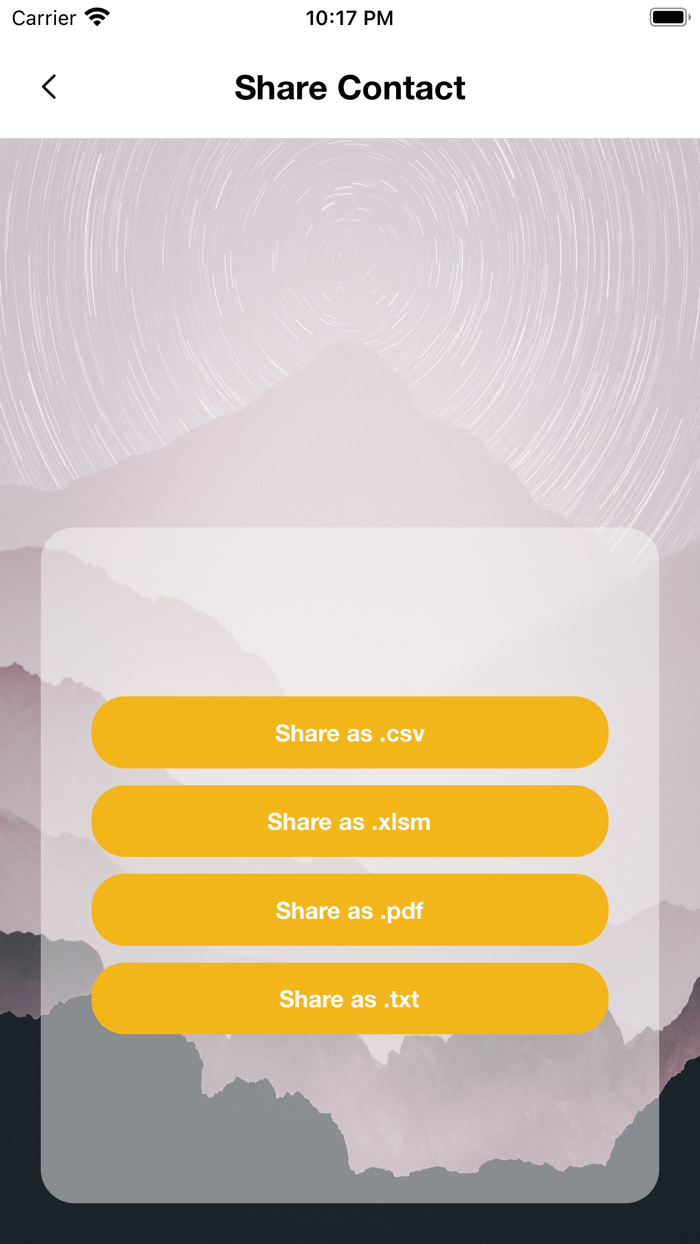 Exports Contacts to CSV