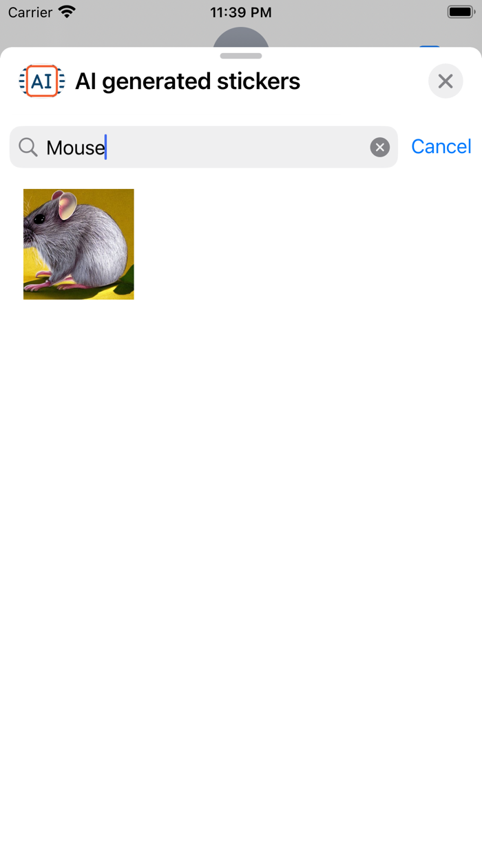 AI generated stickers