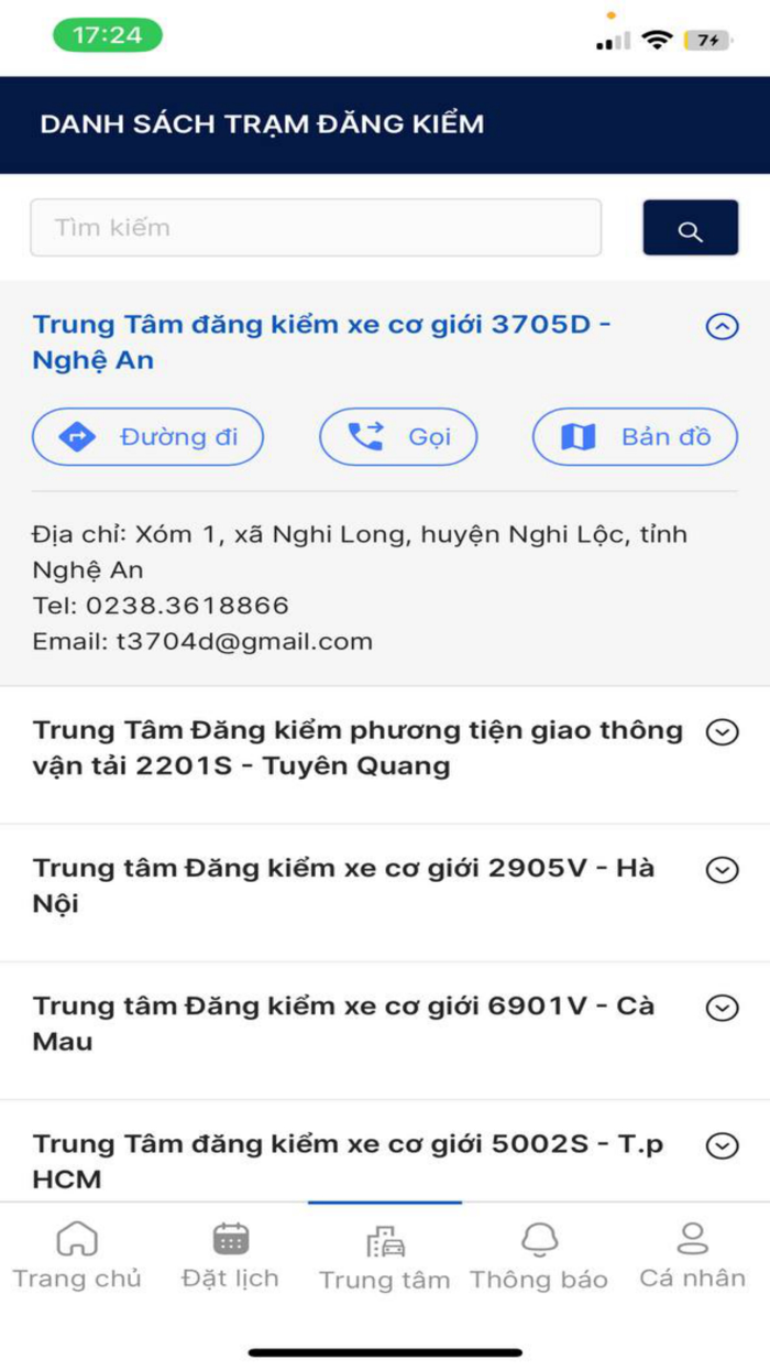 TTDK - Đặt lịch đăng kiểm