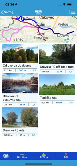 Game screenshot Varazdin Bike Routes apk