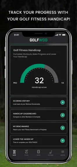 Game screenshot GOLFWOD - Golf Fitness Workout apk