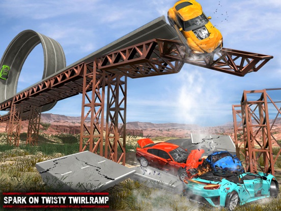Ultimate Car Crash Bridge Loop screenshot 4