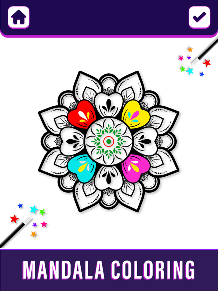 Mandala Color Art Therapy Book