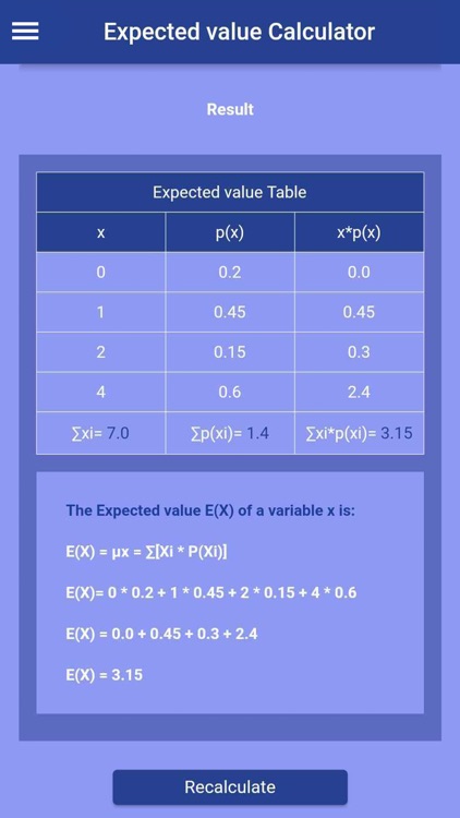 Expected Value Calculator