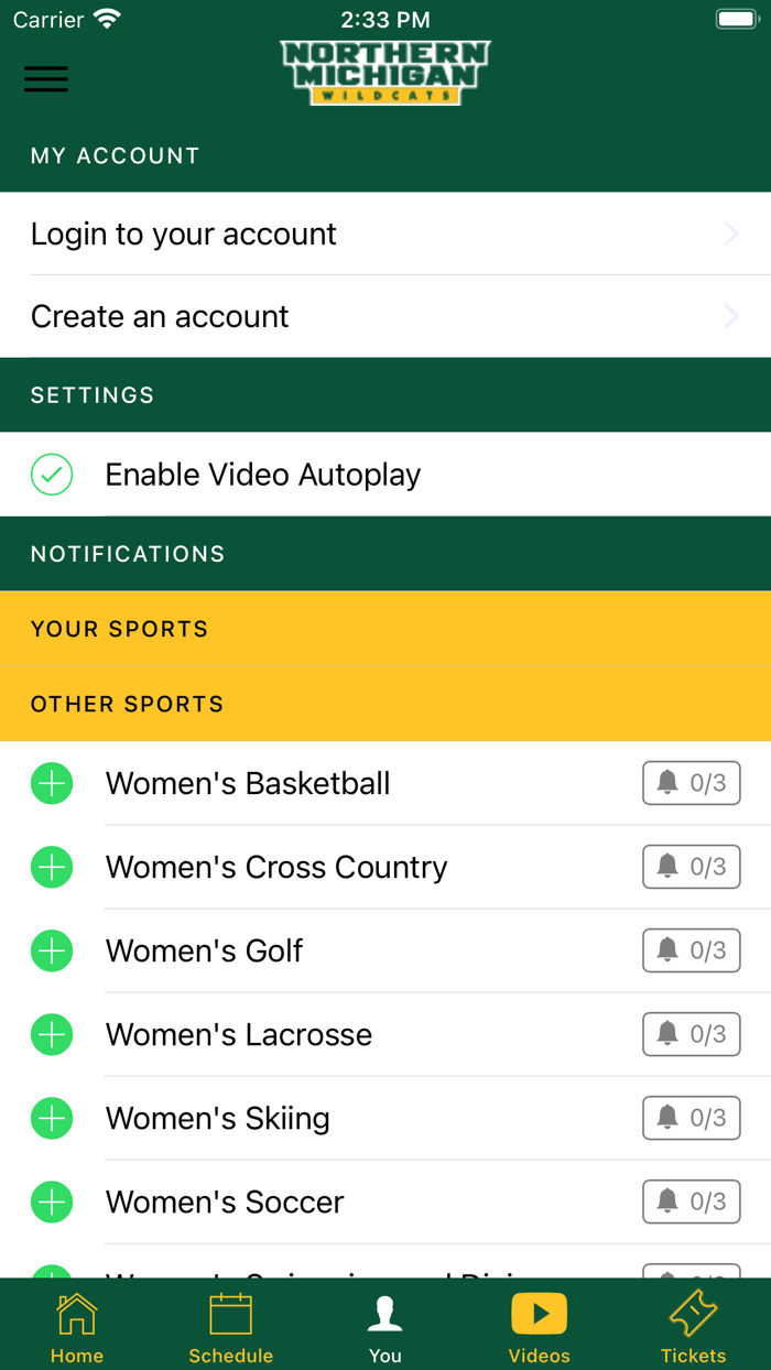 Northern Michigan Wildcats