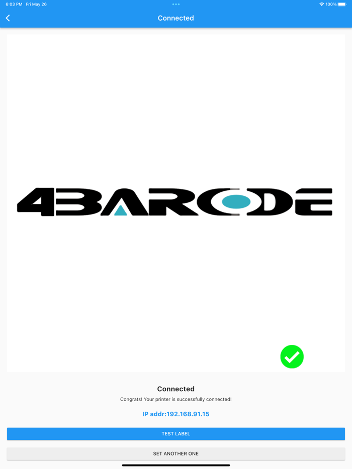 4Barcode Wi-Fi Config Utility